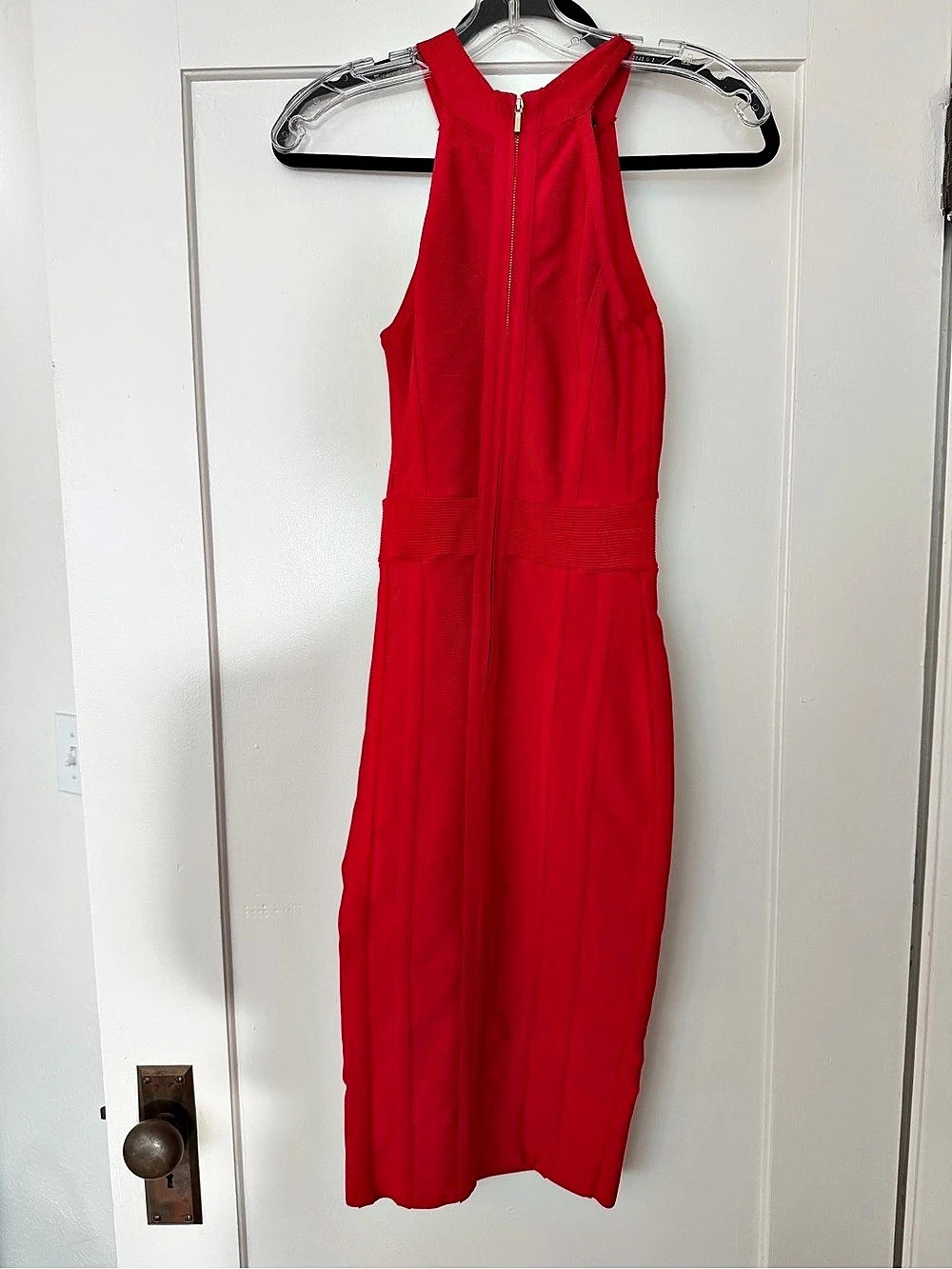 bebe Red Maxi Dress